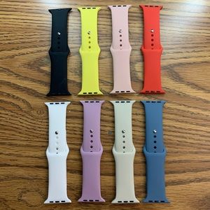 Silicone Apple Watch bands